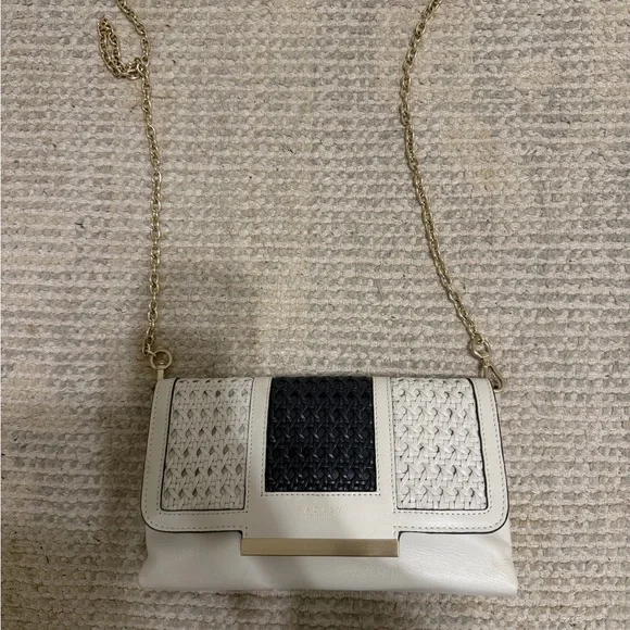 Radley Lonson Royal Ascot Elegant Black and Cream Women's Bag - Picture 2 of 8